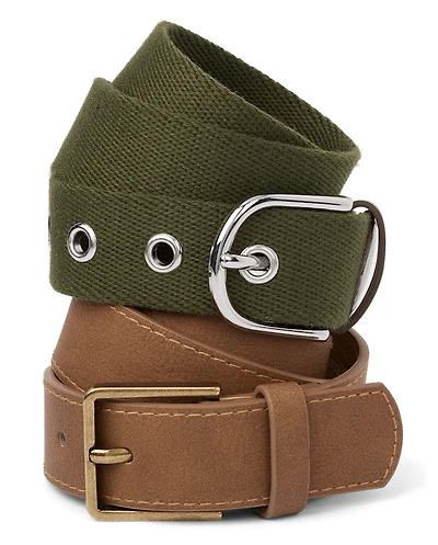 Boys Belt 2-Pack