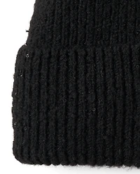 Bonnet à sequins brodé pour fille