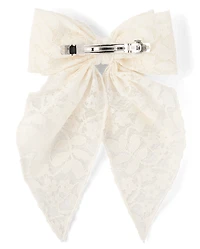 Girls Lace Bow Hair Clip