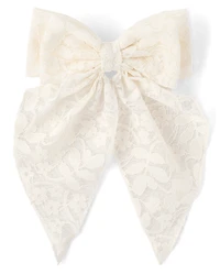 Girls Lace Bow Hair Clip