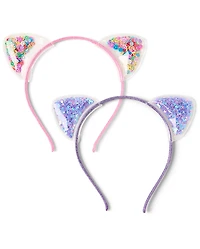 Girls Shakey Cat Ear Headband 2-Pack