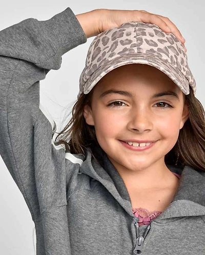 Kids Leopard Baseball Hat