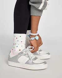 Girls Embellished Midi Socks 2-Pack