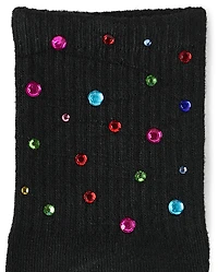 Girls Embellished Midi Socks 2-Pack