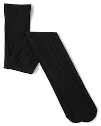 Girls Pointelle Lace Microfiber Tights