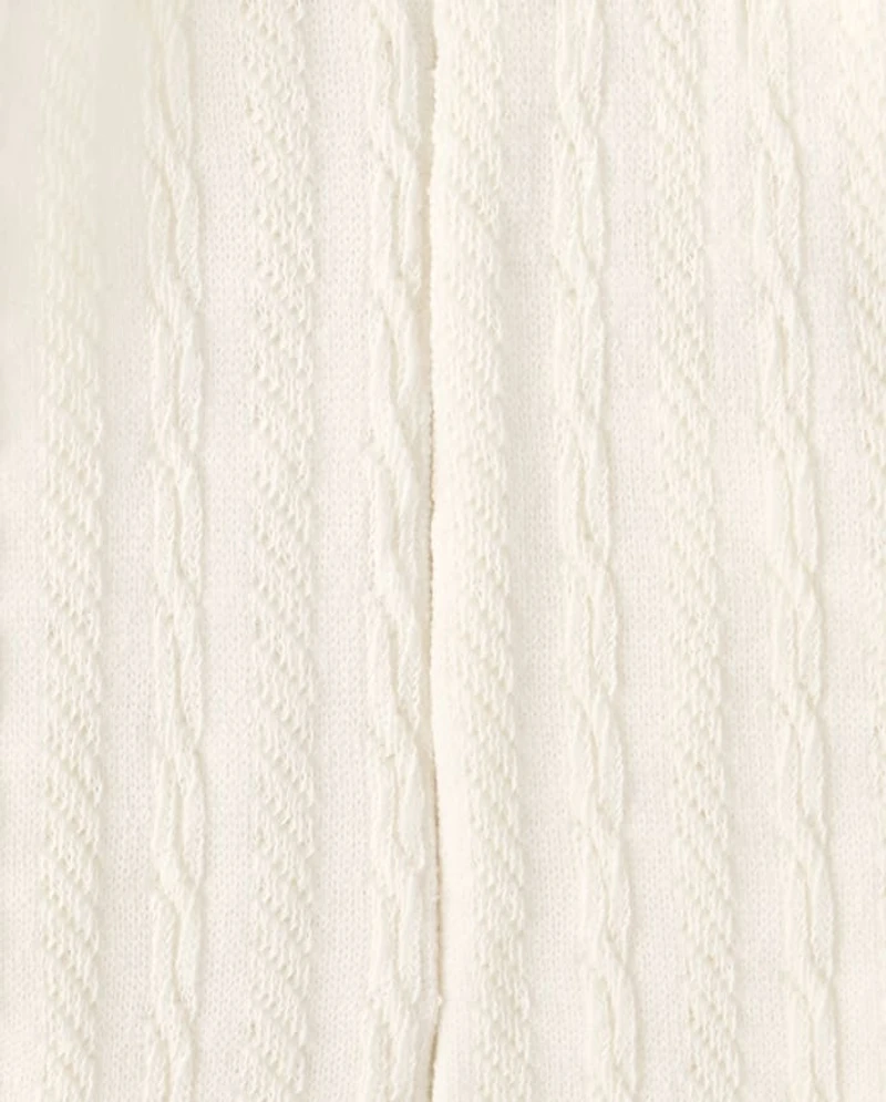 Baby Girls Cable Knit Tights 2-Pack