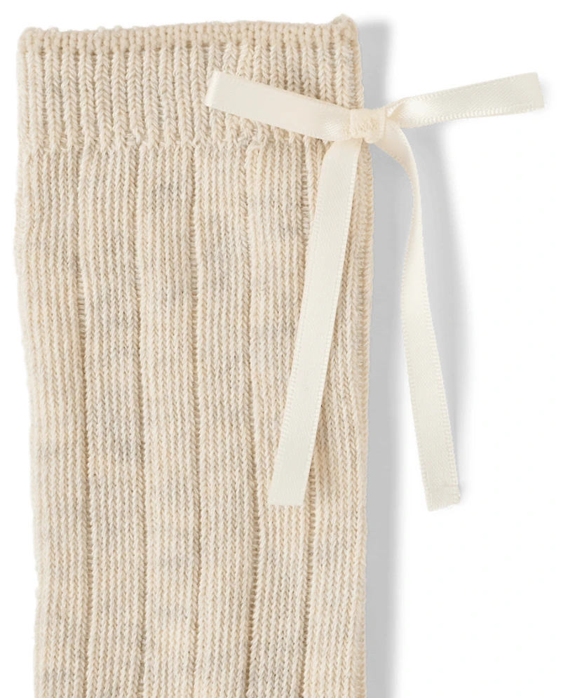 Girls Bow Boot Socks 2-Pack