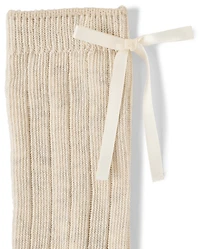 Girls Bow Boot Socks 2-Pack