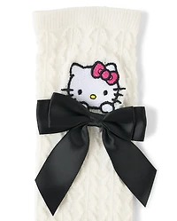 Girls Hello Kitty® Embroidered Bow Boots Socks 2-Pack