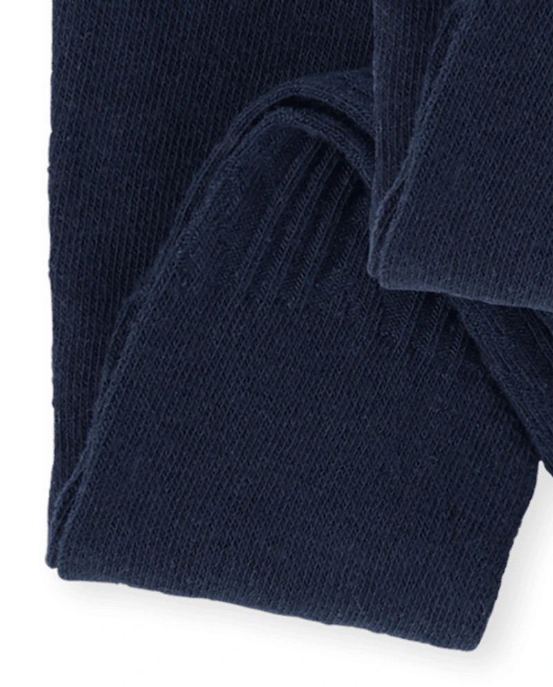 Girls Cable Knit Tights 2-Pack