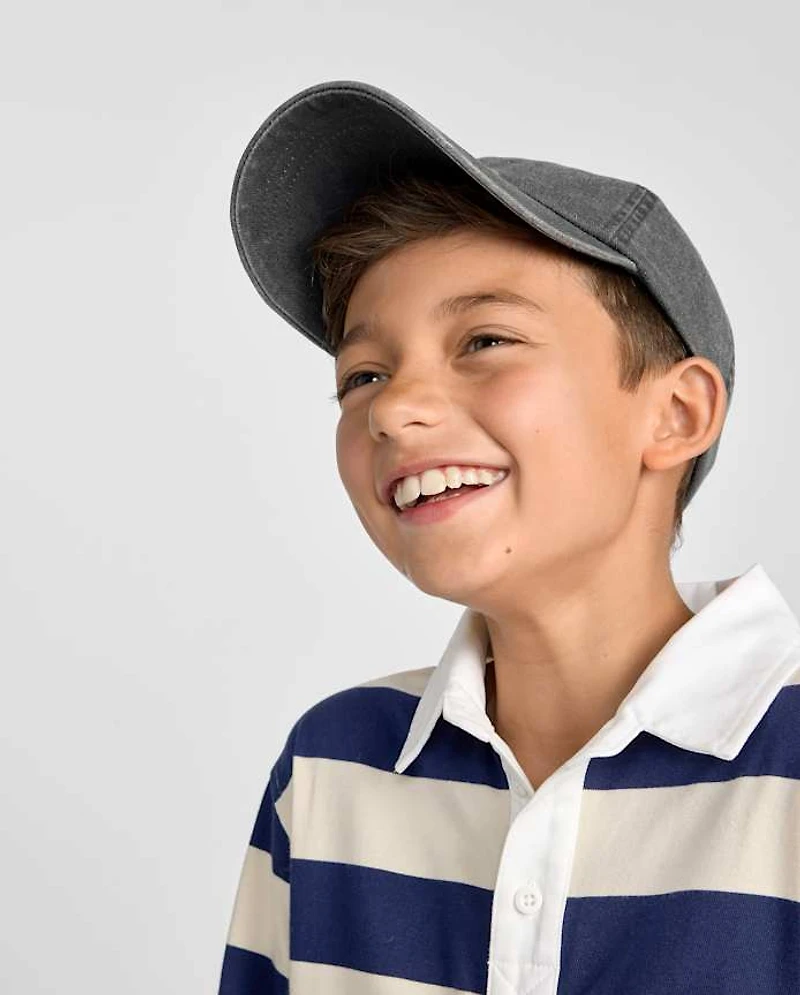 Kids Denim Baseball Hat