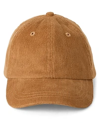 Casquette de baseball en velours côtelé pour enfants