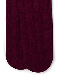 Girls Lace Microfiber Tights