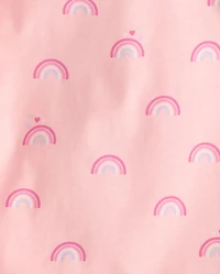 Toddler Girls Rainbow Top 4-Pack