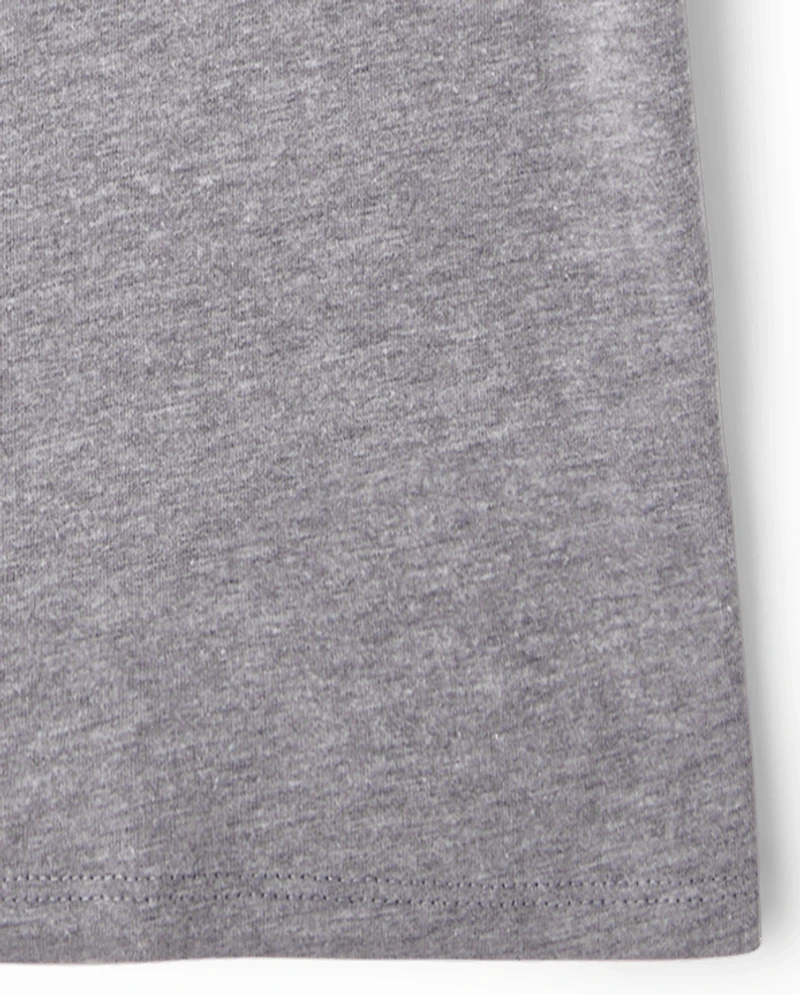 Girls Optimist Marled Graphic Tee