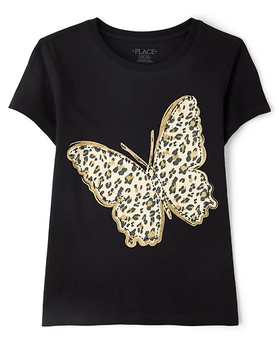 Girls Butterfly Graphic Tee