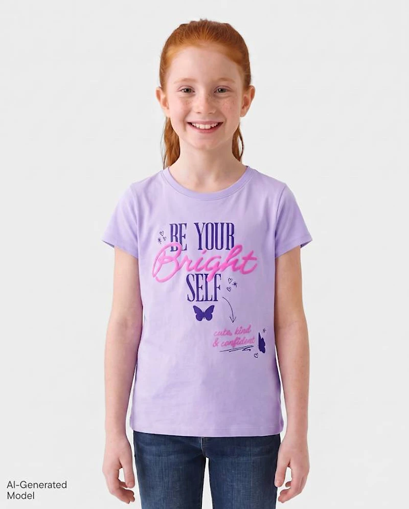 Girls Bright Self Graphic Tee