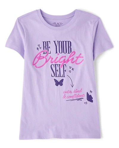 Girls Bright Self Graphic Tee
