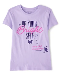 Girls Bright Self Graphic Tee