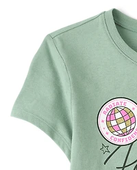 Girls Positivity Graphic Tee
