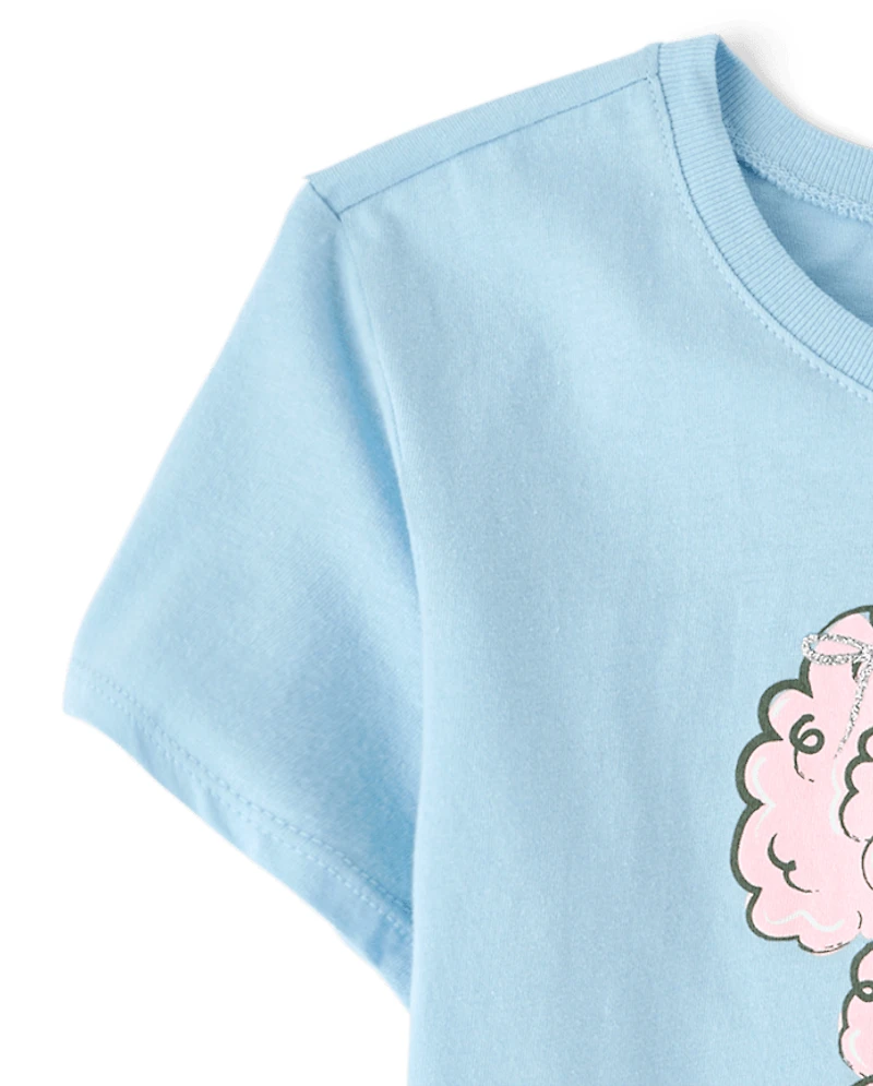 Girls Dog Graphic Tee