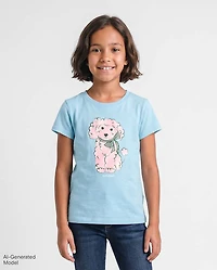Girls Dog Graphic Tee