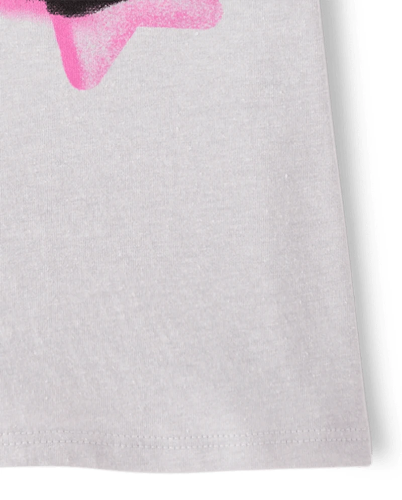 Girls Panda Graphic Tee