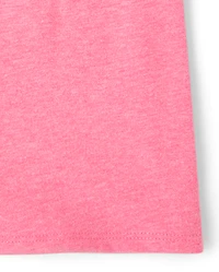 Girls Happy Vibes Only Graphic Tee