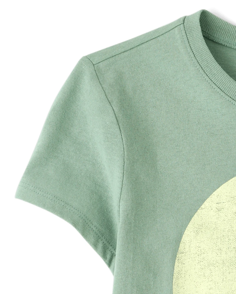 Girls Happy Faces Graphic Tee