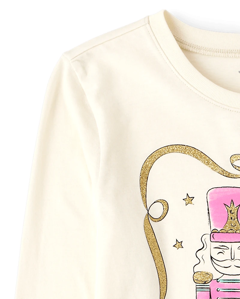 Girls Christmas Nutcracker Graphic Tee