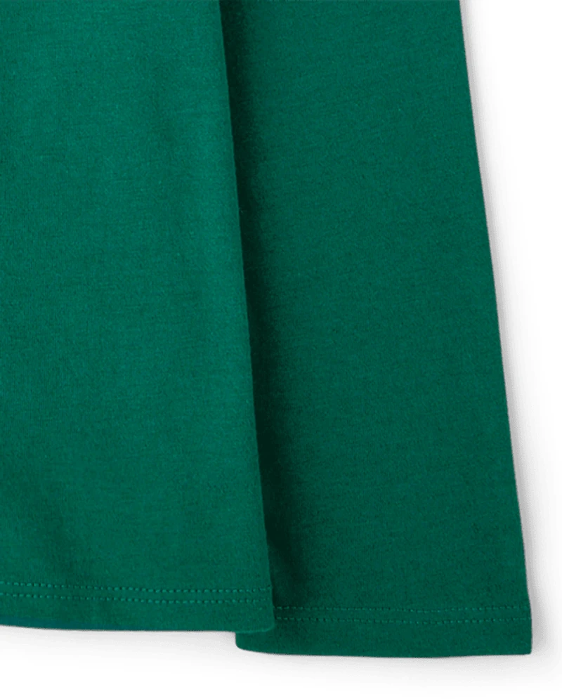 Girls Christmas Capybara Graphic Tee