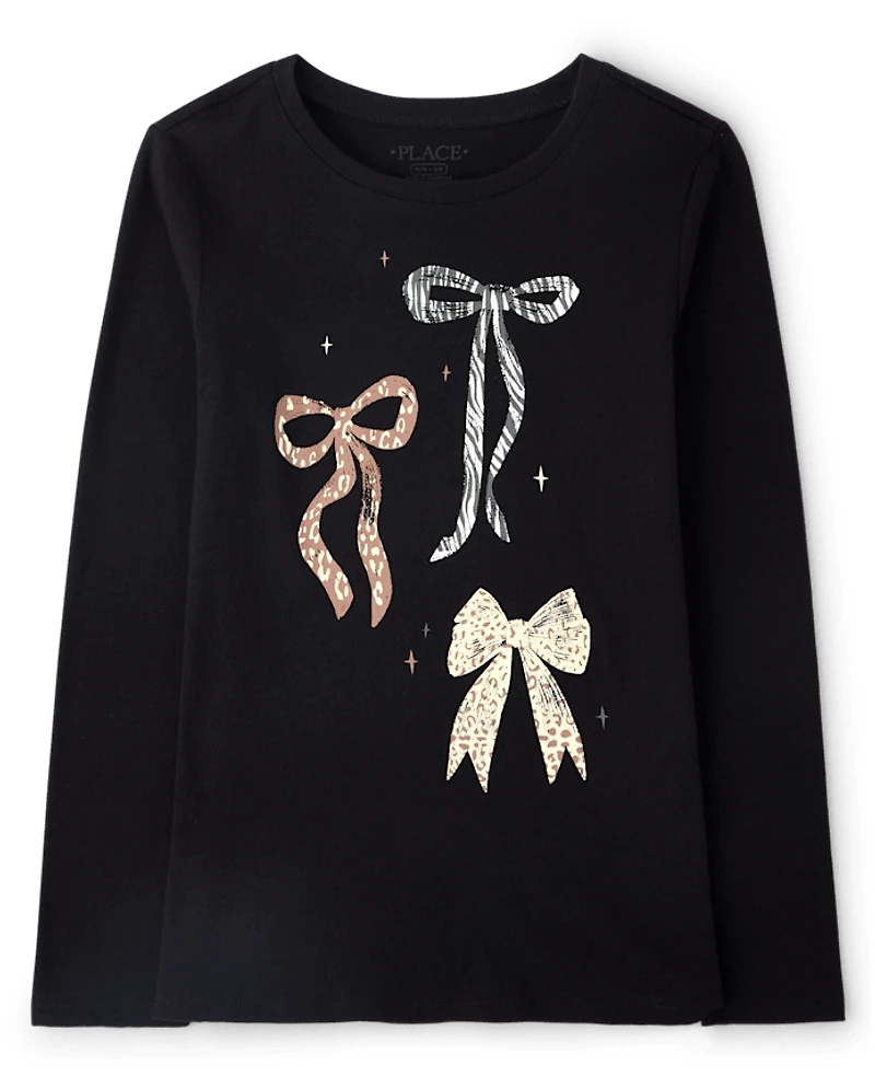 Girls Bows Graphic Tee