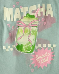 Girls Matcha Graphic Tee