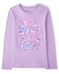 T-shirt graphique Oursons Bonbons pour Filles