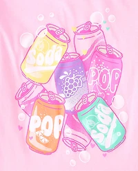 Girls Soda Graphic Tee