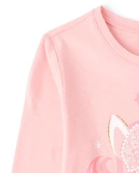 Girls Unicorn Graphic Tee