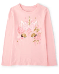 Girls Unicorn Graphic Tee