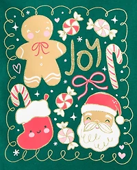 Baby And Toddler Girls Christmas Joy Graphic Tee