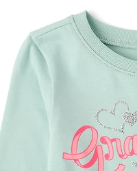 Baby And Toddler Girls Grandpa's Girl Graphic Tee