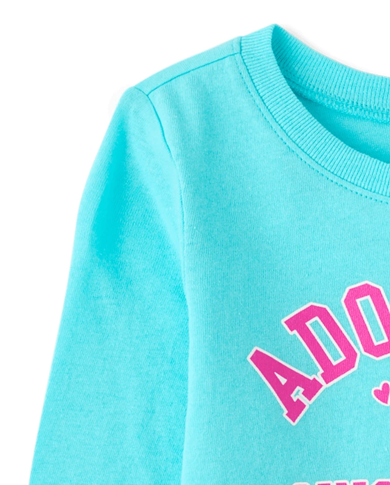 T-shirt graphique adorable pour bébés et petites filles