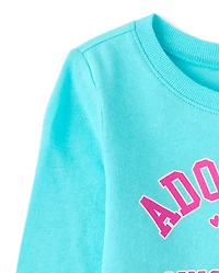 T-shirt graphique adorable pour bébés et petites filles