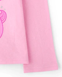Baby And Toddler Girls Unicorn Graphic Tee