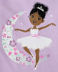 Baby And Toddler Girls Dancer Graphic Tee
