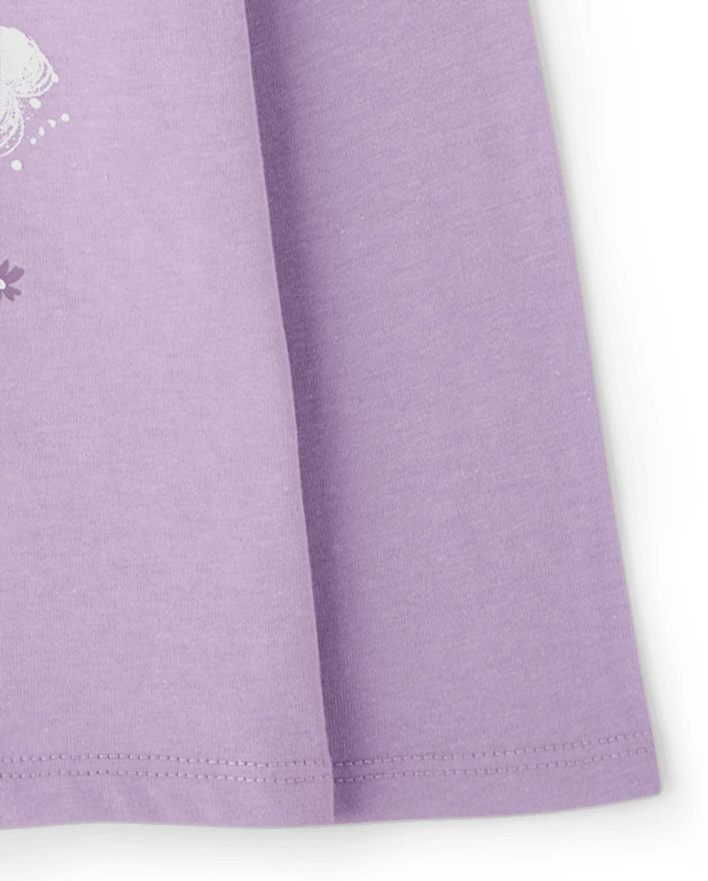 Baby And Toddler Girls Dancer Graphic Tee