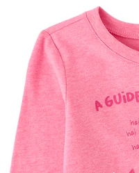 Baby And Toddler Girls Cats Graphic Tee