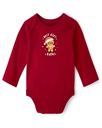 Baby Christmas Best Gift Ever Graphic Bodysuit