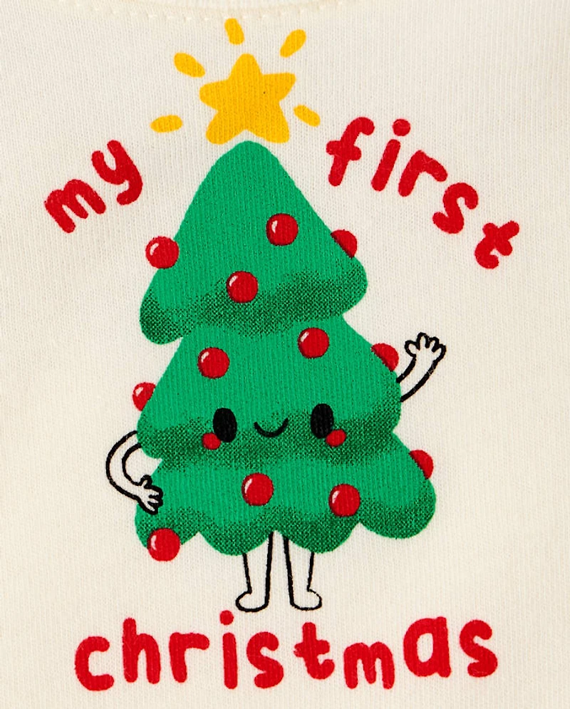 Baby My First Christmas Graphic Bodysuit