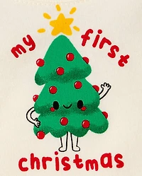 Baby My First Christmas Graphic Bodysuit