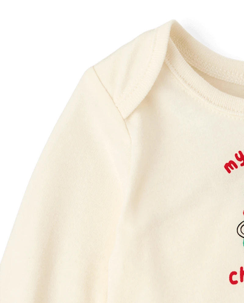 Baby My First Christmas Graphic Bodysuit