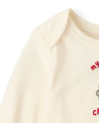 Baby My First Christmas Graphic Bodysuit